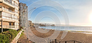 Panoramic view of Acapulco beach at sunset - Vina del Mar, Chile