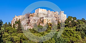 Panoramic view of Acropolis, Athens, Greece