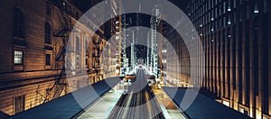 Panoramic view of Adams Wabash Train line photo