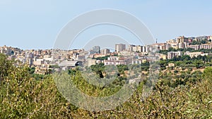 Panoramic view of Agrigento city on Sicily