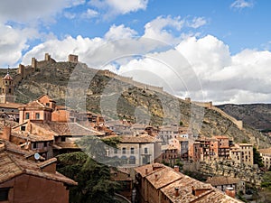 Panoramic view of Albarracin Spain