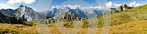 Panoramic view of Alpi Dolomiti photo