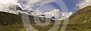 Panoramic view of Ama Dablam (6,812 m) from Nepal