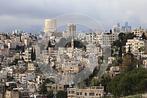 Panoramic view of Amman city