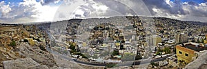 Panoramic view of Amman. Jordan.