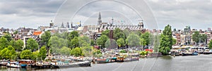 Panoramic view of Amsterdam