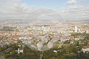 Panoramic view of Ankara photo
