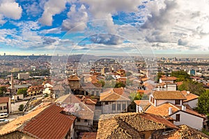 Panoramic view of Ankara, Turkey