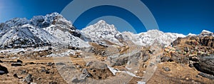 Panoramic view of Annapurna Range, Nepal