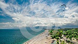 Panoramic view of Antalya city