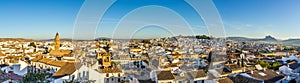 Panoramic view at the Antequera town - Spain