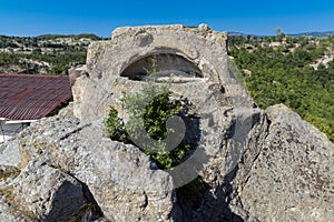Panoramic view of Antique Thracian sanctuary Tatul, Kardzhali Region