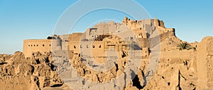 Panoramic view of Arg-e Bam - Bam Citadel, rebuilt after earthquake, Iran