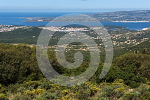 Panoramic view of Argostoli town, Kefalonia, , Greece