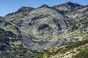 Panoramic view around Popovo lake, Pirin Mountain