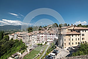 Panoramic view of Asolo, Treviso, Italy