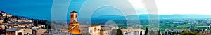 Panoramic View of Assisi Italy