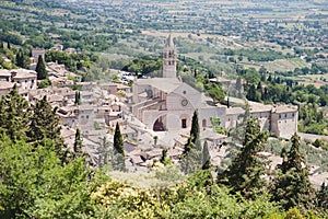 Panoramic view of Assisi, Umbria, Italy