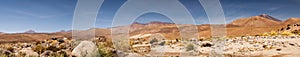 Panoramic view of Atacama Desert, Chile photo