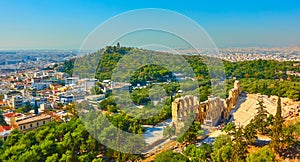 Panoramic view of Athens