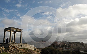 A panoramic view of Avila