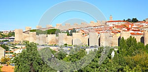 Panoramic view of Avila