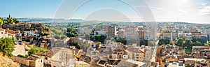 Panoramic view at the Balaguer town - Spain