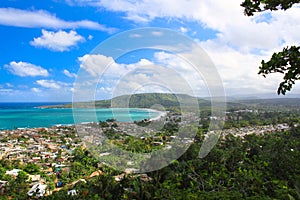 Panoramic view of Baracoa, Cuba
