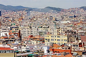 Panoramic view of Barcelona