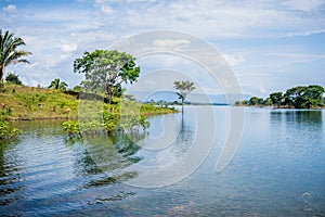 Panoramic view of Barinas dam