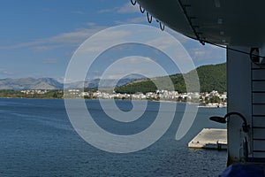 Panoramic view of the bay of Igoumenitsa, Epirus