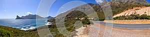 A panoramic view of the bay of Noordhoek,capetown,south africa