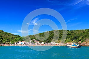 Panoramic view of beach Azeda, BÃºzios, Brazil