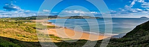 Panoramic view of beach in Donegal