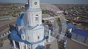 Panoramic view of beautiful orthodox church.