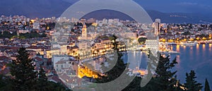 Beautiful Split at Night, Croatia