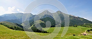 Panoramatický výhľad Belianske Tatry, Slovensko, Európa