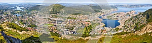 Panoramic view of Bergen