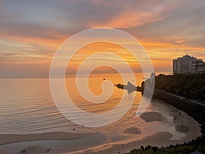 Panoramic View of Biarritz Basque Country France