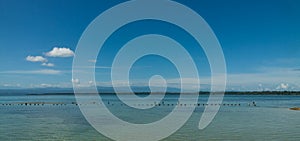 Panoramic view of Boca del toro beach