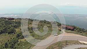 Panoramic view of Bokor National Park, Kampot Province, Cambodia.