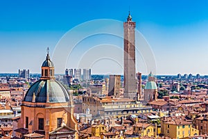 Panoramic view of Bologna