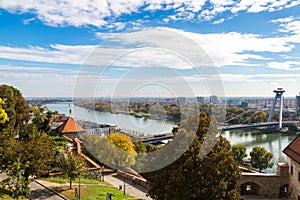 Panoramic view of Bratislava