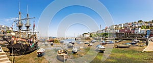 Panoramic View of Brixham Harbour, Devon