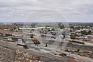 Panoramic view of Broken Hill, New South Wales, Australia