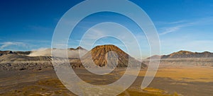 Panoramic view of Bromo and Batok mountain