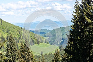 Panoramic view - Bucegi Mountains, Southern Carpathians, Romania