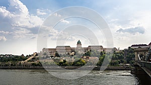 Panoramic view of Buda Castle - Budapest, Hungary