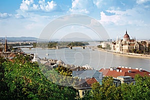 Panoramic view of Budapest