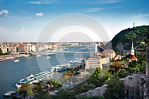 Panoramic view of Budapest